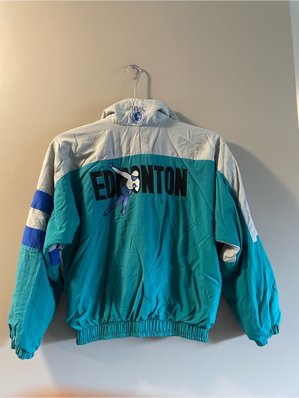 MEC Teal & White Edmonton Ski Jacket with Blue Accents
